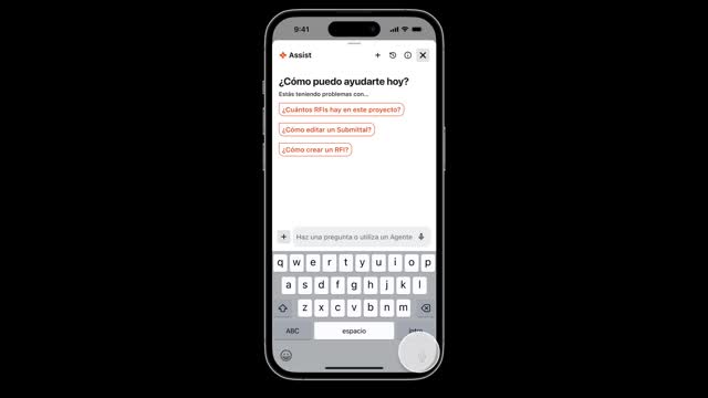 Assist on Mobile product demonstration